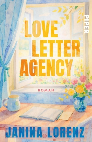 Buchcover und Innenansicht für das Buch: Love Letter Agency
