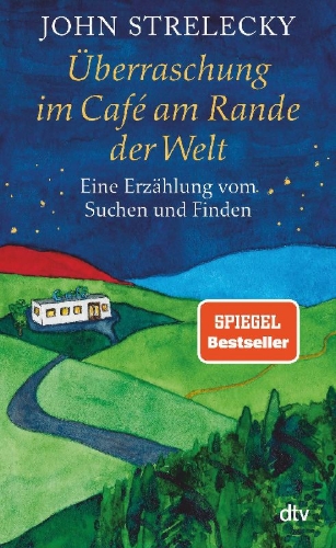 Buchcover und Innenansicht für das Buch: A New Visitor to The Cafe on the Edge of the World
