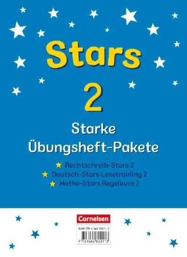 Buchcover und Innenansicht für das Buch: STARS - starke Übungshefte - 2. Schuljahr - Übungshefte im Paket mit Lösungen