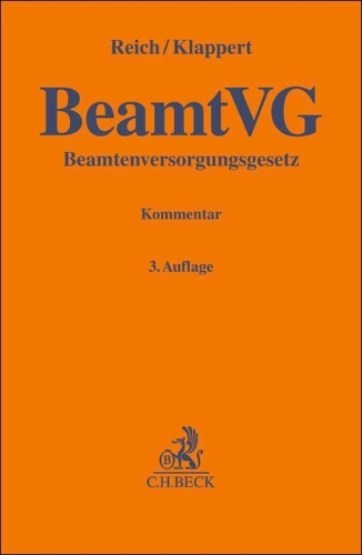Buchcover und Innenansicht für das Buch: Beamtenversorgungsgesetz. BeamtVG