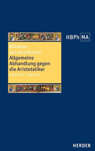 Buchcover und Innenansicht für das Buch: Allgemeine Abhandlung gegen die Aristoteliker