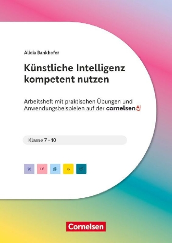 Buchcover und Innenansicht für das Buch: KI in der Schulpraxis