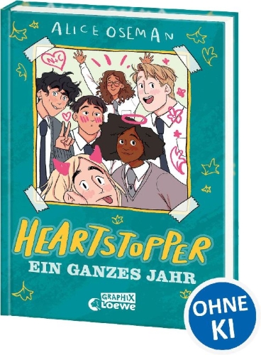 Buchcover und Innenansicht für das Buch: Heartstopper Yearbook