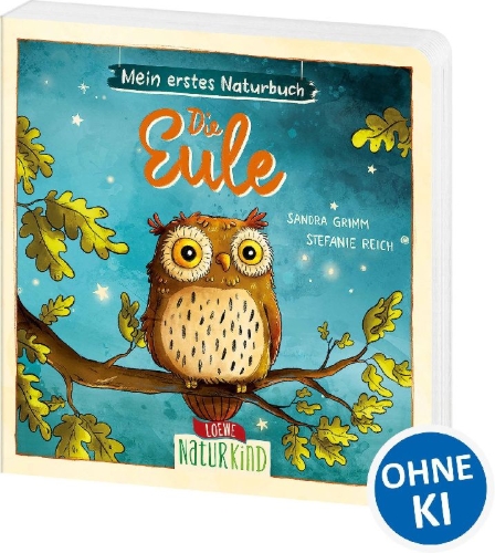 Buchcover und Innenansicht für das Buch: Mein erstes Naturbuch - Die Eule
