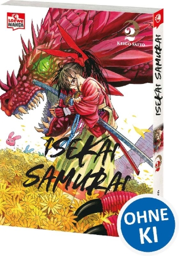 Buchcover und Innenansicht für das Buch: Isekai Samurai