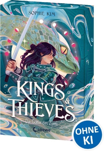 Buchcover und Innenansicht für das Buch: Kings & Thieves (Band 3) - Die Göttin des Zorns