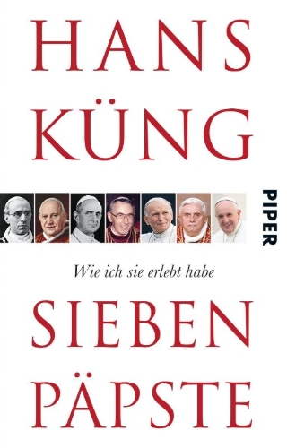 Buchcover und Innenansicht für das Buch: Sieben Päpste