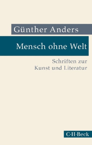 Buchcover und Innenansicht für das Buch: Mensch ohne Welt