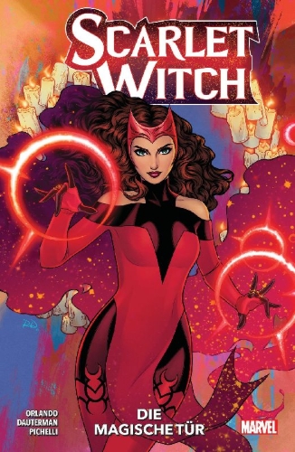 Buchcover und Innenansicht für das Buch: Scarlet Witch (2023) #1-#5