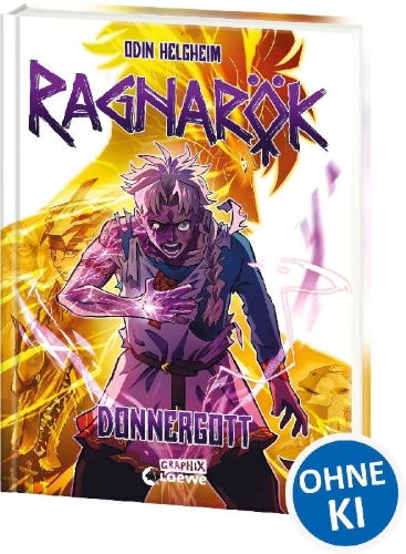 Buchcover und Innenansicht für das Buch: Ragnarok - Tordenguden