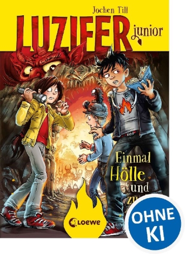 Buchcover und Innenansicht für das Buch: Luzifer junior - Einmal Hölle und zurück