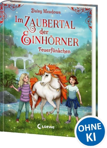 Buchcover und Innenansicht für das Buch: Unicorn Magic. Downblaze Saves Summer