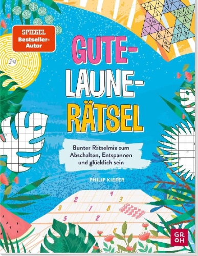 Buchcover und Innenansicht für das Buch: Gute-Laune-Rätsel
