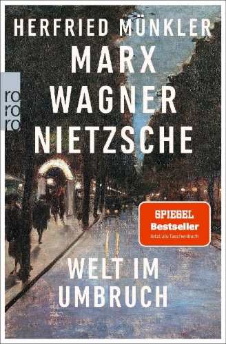 Buchcover und Innenansicht für das Buch: Marx, Wagner, Nietzsche