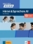 Buchcover und Innenansicht für das Buch: Deutsch Hören und Sprechen A1. Das Training