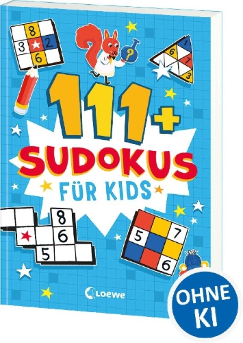 Buchcover und Innenansicht für das Buch: Sudoku Games for Clever Kids