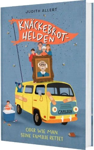 Buchcover und Innenansicht für das Buch: Knäckebrothelden