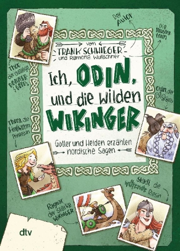 Buchcover und Innenansicht für das Buch: Ich, Odin, und die wilden Wikinger