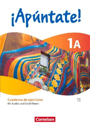 Buchcover und Innenansicht für das Buch: ¡Apúntate! Band 1. Nivel elemental - Cuaderno de ejercicios 1A - Mit Audios und Erklärfilmen
