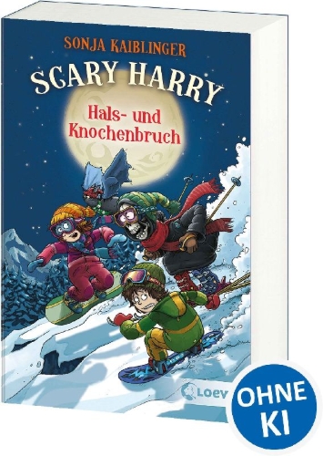 Buchcover und Innenansicht für das Buch: Scary Harry (Band 6) - Hals- und Knochenbruch