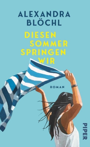 Buchcover und Innenansicht für das Buch: Diesen Sommer springen wir