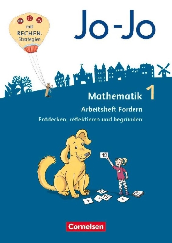 Buchcover und Innenansicht für das Buch: Jo-Jo Mathematik 1. Schuljahr - Arbeitsheft Fordern