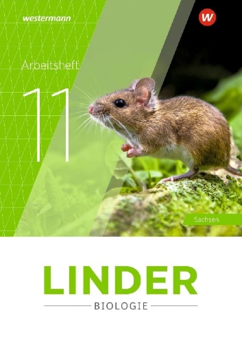 Buchcover und Innenansicht für das Buch: LINDER Biologie SII 11. Arbeitsheft. Für Sachsen