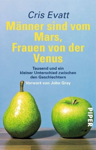 Buchcover und Innenansicht für das Buch: Männer sind vom Mars, Frauen von der Venus
