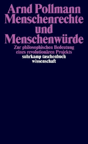 Buchcover und Innenansicht für das Buch: Menschenrechte und Menschenwürde