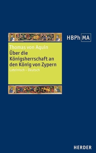 Buchcover und Innenansicht für das Buch: De regno ad regem Cypri. Über die Königsherrschaft an den König von Zypern