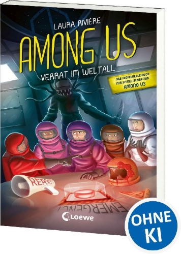 Buchcover und Innenansicht für das Buch: Among Us Un Traître Dans L'Espace