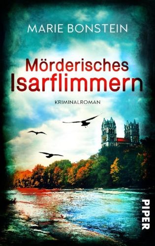 Buchcover und Innenansicht für das Buch: Mörderisches Isarflimmern