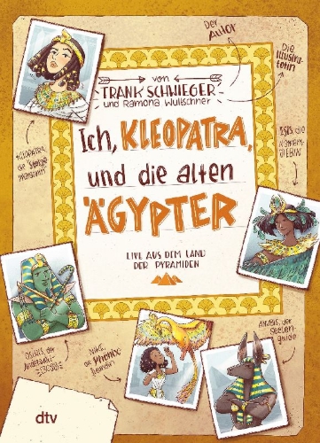 Buchcover und Innenansicht für das Buch: Ich, Kleopatra, und die alten Ägypter