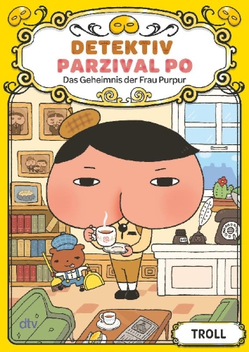 Buchcover und Innenansicht für das Buch: OSHIRI TANTEI MURASAKI FUJIN NO ANGOU JIKEN