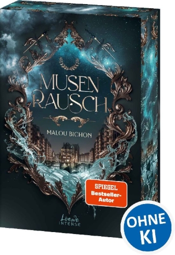 Buchcover und Innenansicht für das Buch: Musenrausch (Nektar und Ambrosia, Band 1).