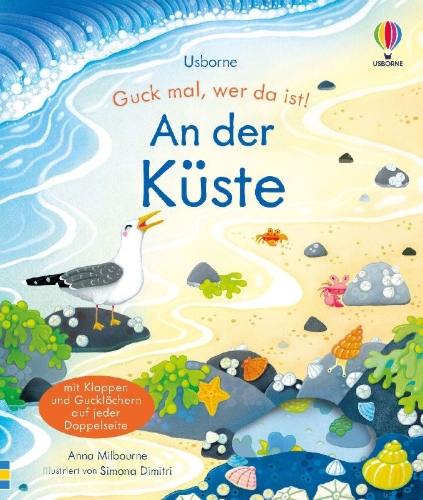 Buchcover und Innenansicht für das Buch: Guck mal, wer da ist! An der Küste