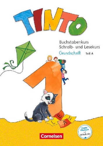 Buchcover und Innenansicht für das Buch: 1. Schuljahr - Buchstabenkurs mit Schreib- und Lesekurs Grundschrift