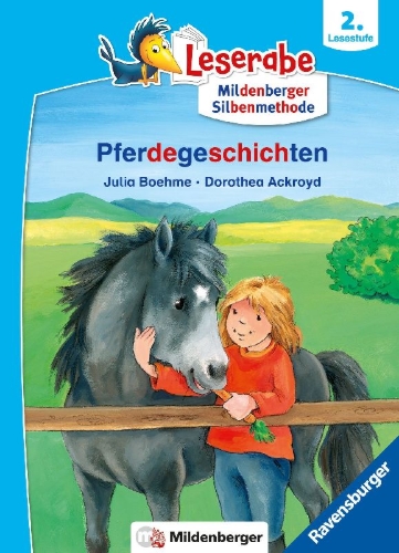 Buchcover und Innenansicht für das Buch: Leserabe - mit Mildenberger Silbenmethode - Pferdegeschichten
