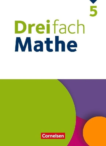 Buchcover und Innenansicht für das Buch: Dreifach Mathe 5. Schuljahr - Schülerbuch