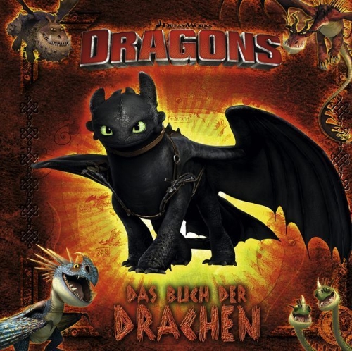 Buchcover und Innenansicht für das Buch: Dragons: Das Buch der Drachen