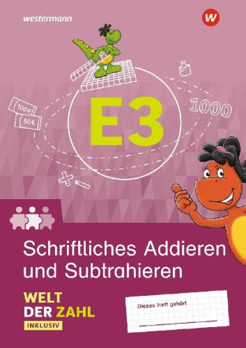 Buchcover und Innenansicht für das Buch: Welt der Zahl Inklusiv. Inklusionsheft E3