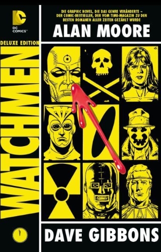 Buchcover und Innenansicht für das Buch: Watchmen