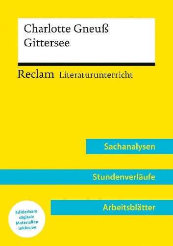 Buchcover und Innenansicht für das Buch: Charlotte Gneuß: Gittersee