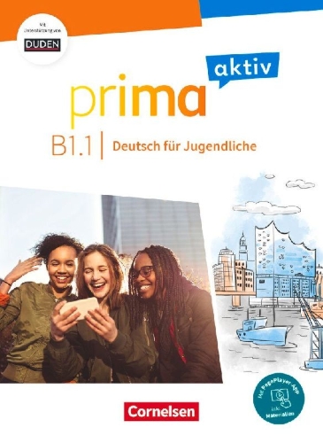 Buchcover und Innenansicht für das Buch: Prima aktiv B1. Band 1 - Kursbuch inkl. PagePlayer-App und interaktiven Übungen