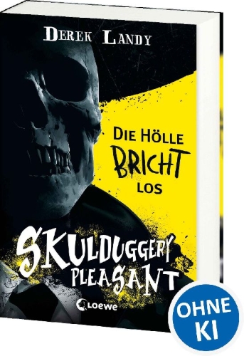 Buchcover und Innenansicht für das Buch: Skulduggery Pleasant  - Die Hölle bricht los