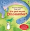 Buchcover und Innenansicht für das Buch: Der kleine Pinguin fragt nach: Wie groß waren Dinosaurier?