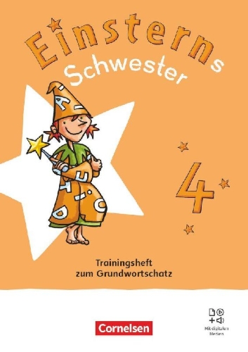 Buchcover und Innenansicht für das Buch: Einsterns Schwester 4. Schuljahr. Trainingsheft zum Grundwortschatz - Leihmaterial