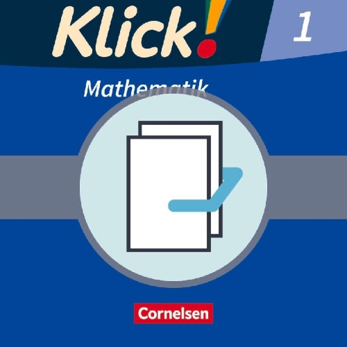 Buchcover und Innenansicht für das Buch: Klick! Mathematik 1. Schuljahr - Unterstufe, Förderschule - Arbeitsbücher 1 und 2 - Im Paket