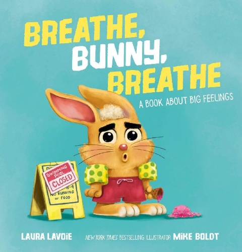 Buchcover und Innenansicht für das Buch: Breathe, Bunny, Breathe