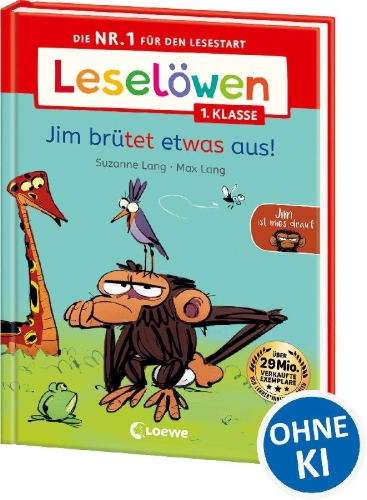 Buchcover und Innenansicht für das Buch: Grumpy Monkey The Egg-Sitter